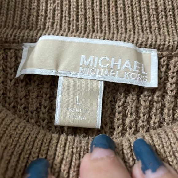 Michael Kors Camel Cowl Neck Sweater - Picture 4 of 8